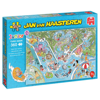 Jumbo puzzel jan van haasteren junior waterglijbaan puzzel jan van haasteren junior waterglijbaan gekt | 2 stuks