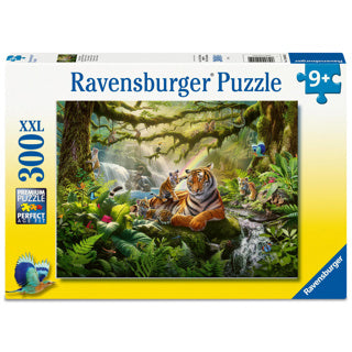 Ravensburger legpuzzel wonderlijke jungle dieren in het wild - 300st. xxl