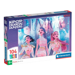 Merkloos sans marque clementoni kpop demon hunters 1 puzzel 104 stukjes | 2 stuks