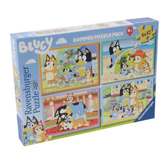 Ravensburger puzzel bluey 4 x 42 stukjes