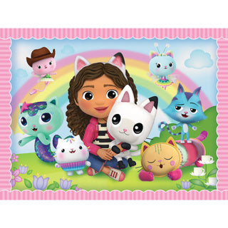 Puzzel gabby's poppenhuis 30 en 48 stukjes en memo | 2 stuks