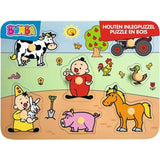 Studio 100 bumba houten noppenpuzzel boerderij, 7st. - afbeelding 1