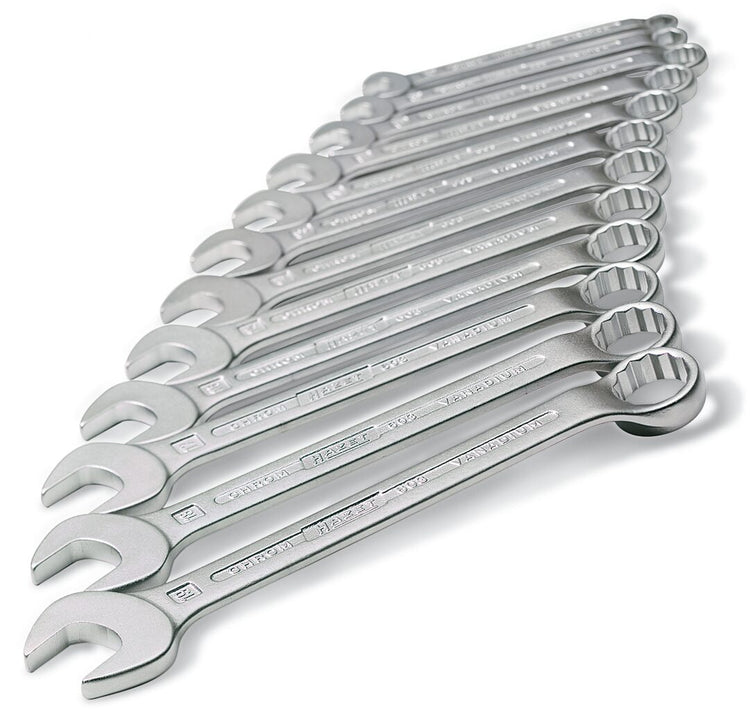 Hazet ring-steeksleutelset 603 17n - buitentwaalfkant tractieprofiel - 17-delig - 7 – 27