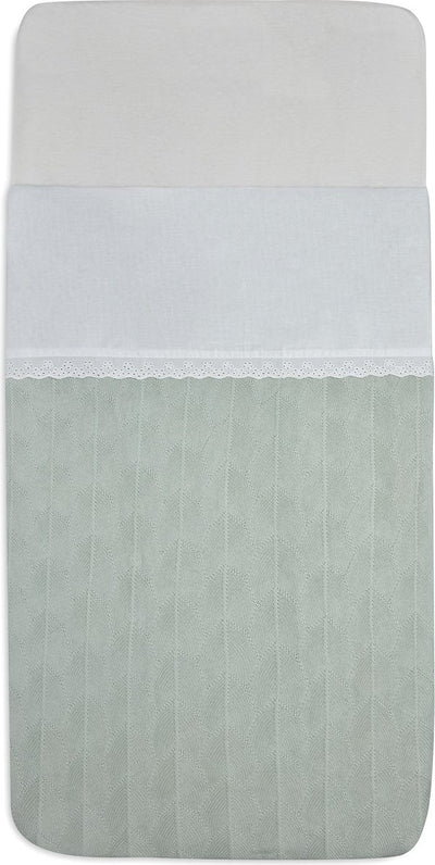 Jollein baby laken wieg 75x100cm lace ivory