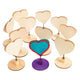 Colorations - versier je houten memoclip hart, 12st.
