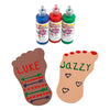Colorations Colours Like Me Voeten, Set van 24 (4 Kleuren)