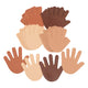 Colorations - colours like me handen, set van 24 (4 kleuren)