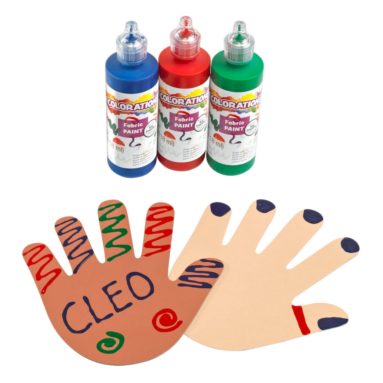 Colorations - colours like me handen, set van 24 (4 kleuren)
