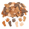 Colorations - colours like me handen en voeten foamstickers, 200st.