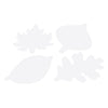 Colorations - jumbo knutsel bladeren karton, 24 stuks