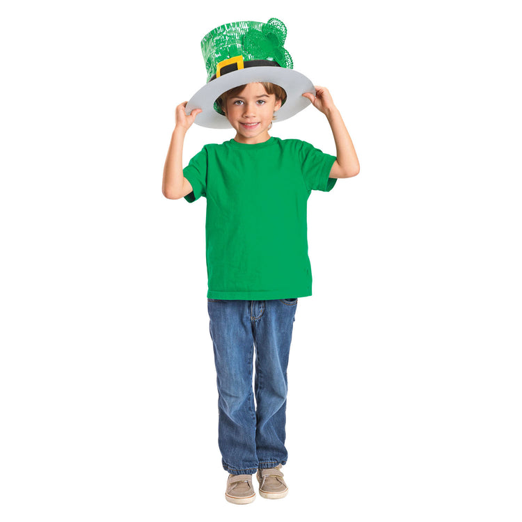 Colorations - maak en versier je eigen hoedtop wit, set van 12