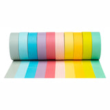 Colorations - washi tape pastel kleuren, set van 10 - afbeelding 1