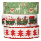Colorations - washi tape kerst 3 rollen, 5mtr. - afbeelding 1