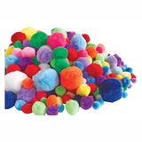 Colorations - zak pompoms 450 gram, 1200st. - afbeelding 2