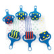 Colorations - verfrollers met patroon, set van 6
