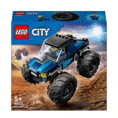 Lego city - blauwe monstertruck constructiespeelgoed (60402)