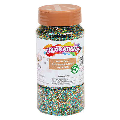 Colorations - biologische afbreekbare glitter - multi, 113 gram