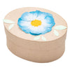 Colorations - washi stickers - blauwe bloemblaadjes, 80st.