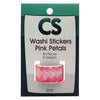 Colorations - washi stickers - roze bloemblaadjes, 80st.