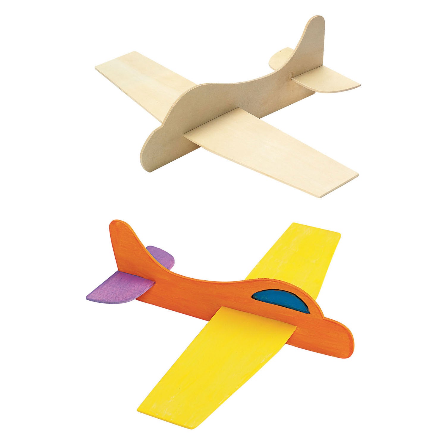 Colorations - houten modelvliegtuigen maken, set van 12
