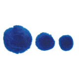 Colorations - pom pomps blauw, 100st. - afbeelding 2