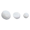 Colorations - pom poms wit, 100st.