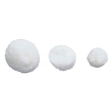 Colorations - pom poms wit, 100st.