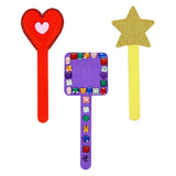 Colorations - diy houten stokvormen 4 designs, 20st. - afbeelding 4