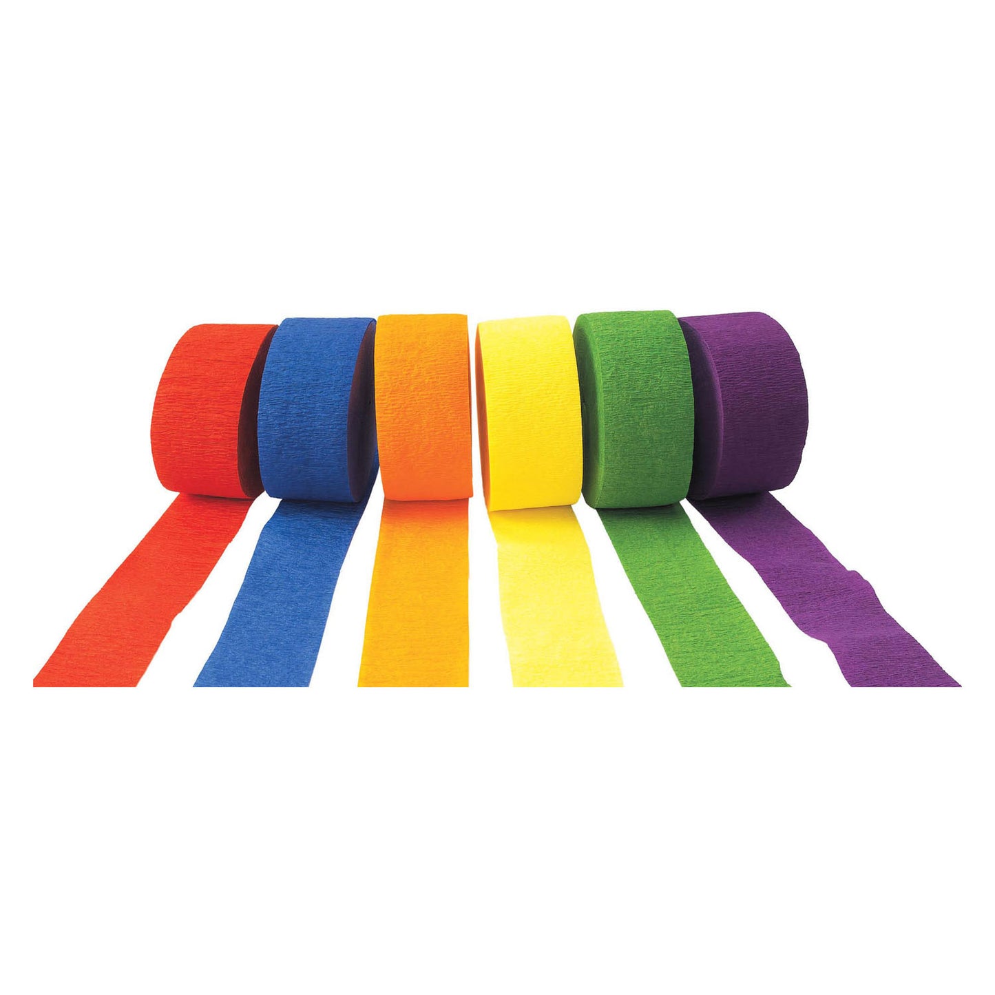Colorations - crepepapier slingers set 1, set van 6