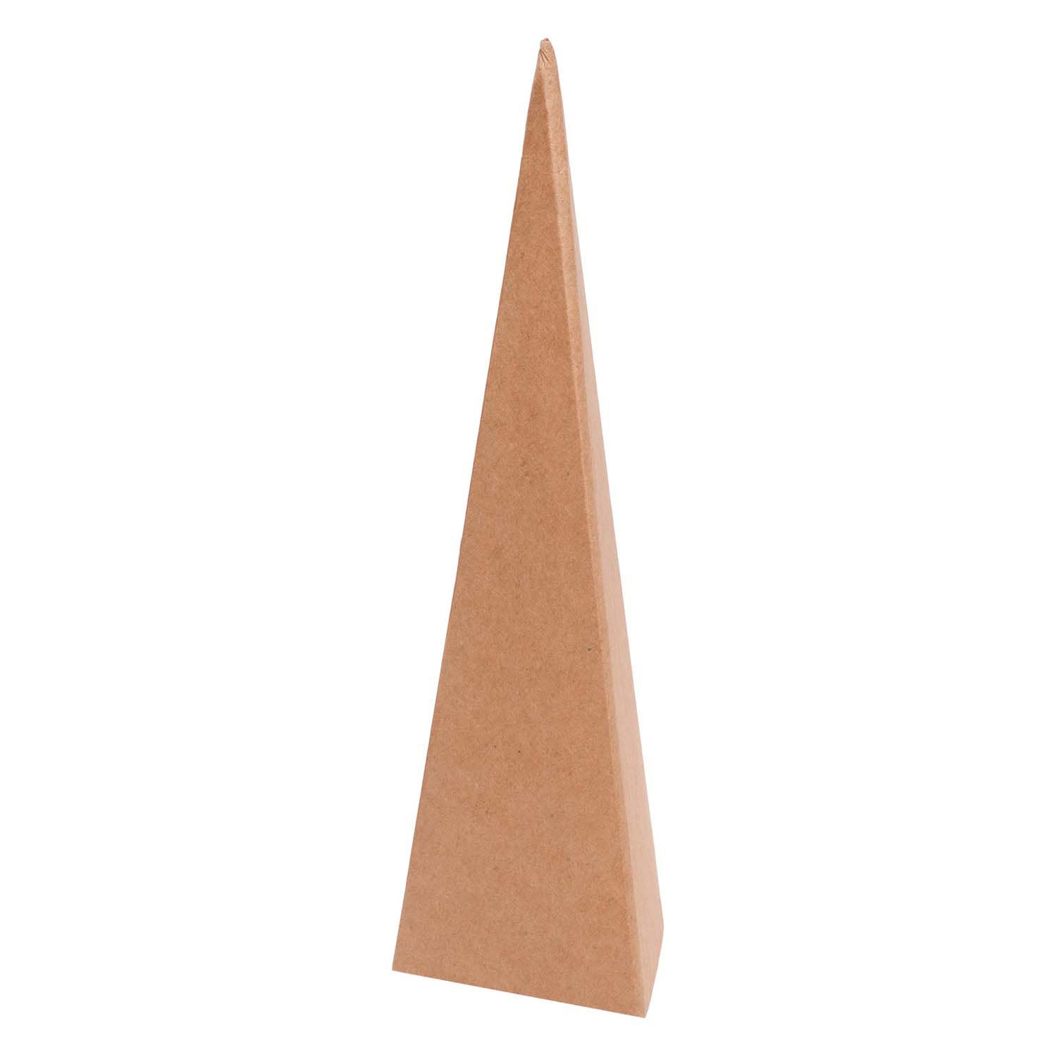 Colorations - 3d papier-mache knutselpiramides, 10st.