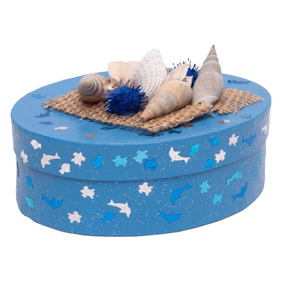 Colorations - papier-mache dozen ovaal, 3st.