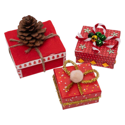 Colorations - papier-mache dozen vierkant, 3st.