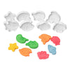 Colorations - uitdrukvormpjes zeedieren, 8st.