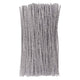 Colorations - zilverkleurig metallic chenilledraad, 100st.