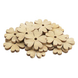 Grote houten bloemen, 20st. - afbeelding 1
