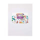 Colorations - foam vellen wit, 10st.