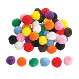 Colorations - gekleurde pompons 5cm, 50st. - afbeelding 1