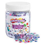 Colorations - gekleurde wiebeloogjes, 1000st. - afbeelding 1