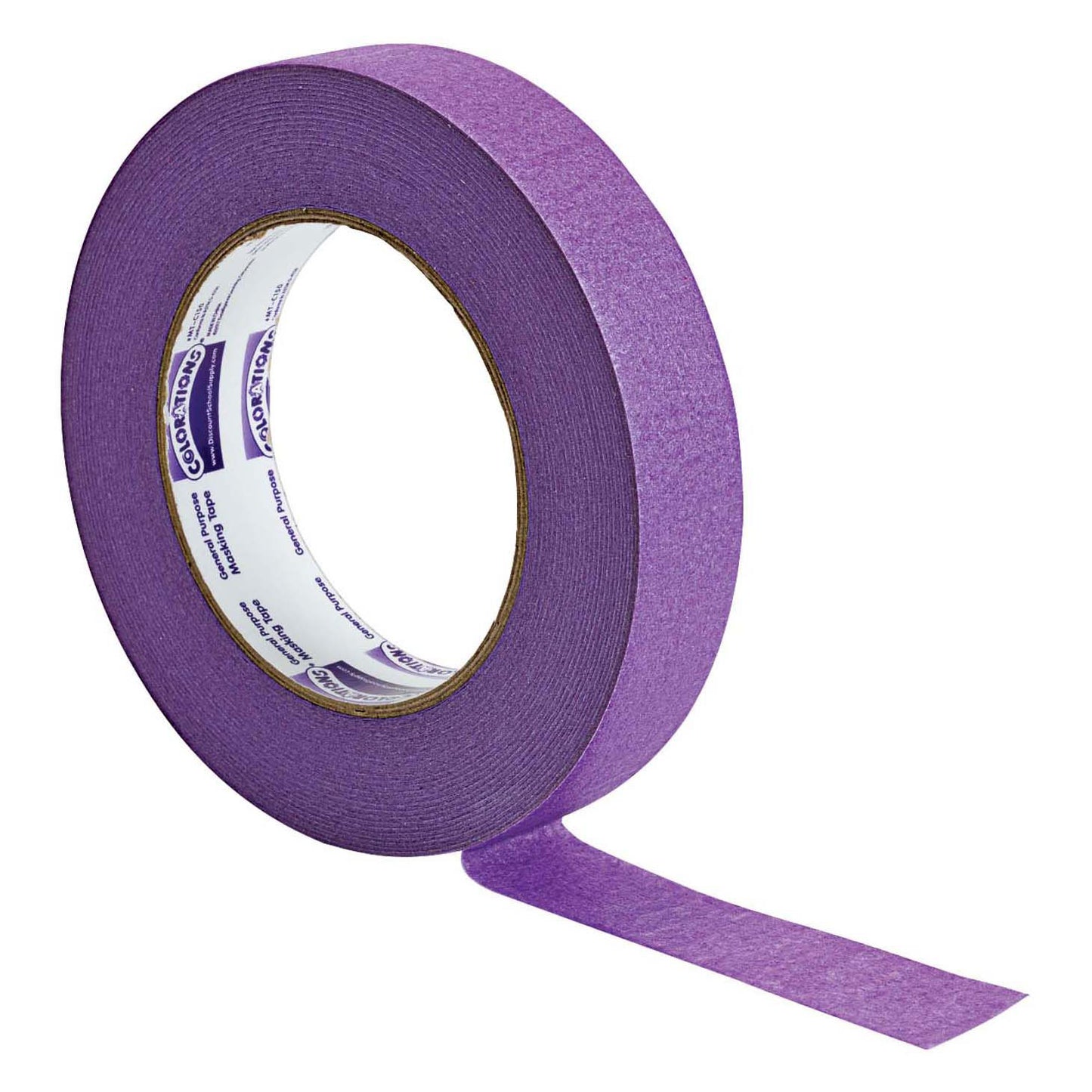 Colorations - afplaktape 2,5 cm - paars