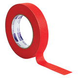 Colorations - afplaktape 2,5 cm - rood - afbeelding 1
