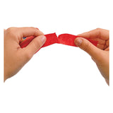 Colorations - afplaktape 2,5 cm - rood - afbeelding 3