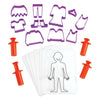 Colorations - aankleedset voor klei, 22dlg.