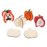 Colorations - bouw je eigen 3d houten pompoen, 6dlg. - afbeelding 2