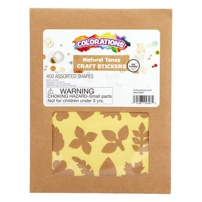 Colorations - botanisch knutselstickers, 400st.
