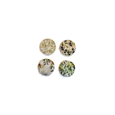 Onderzetters olijven ø10,3cm set a 4st