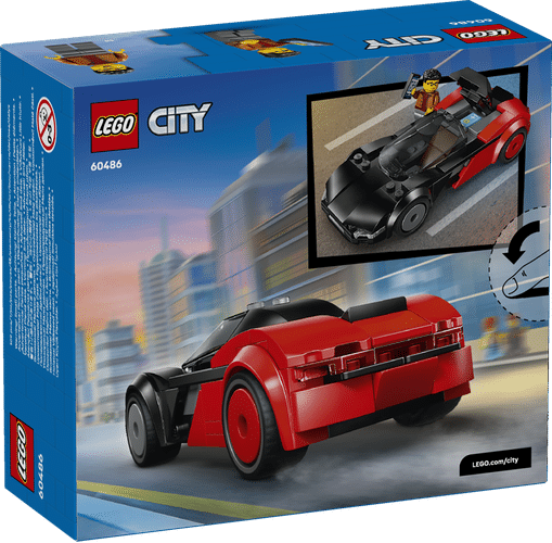 Lego city ev supercar auto bouwpakket met speelgoed voor kinderen met minifiguur - 60486