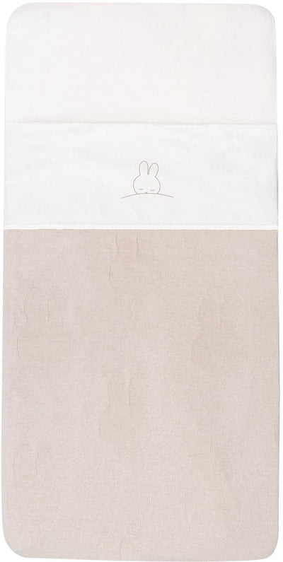 Jollein x nijntje laken wieg 75x100cm sleepy miffy - funghi