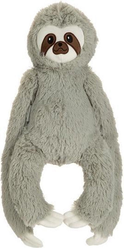 Beeztees hondenknuffel luiaard mees - hondenspeelgoed - pluche - maat l - 40x20x9 cm