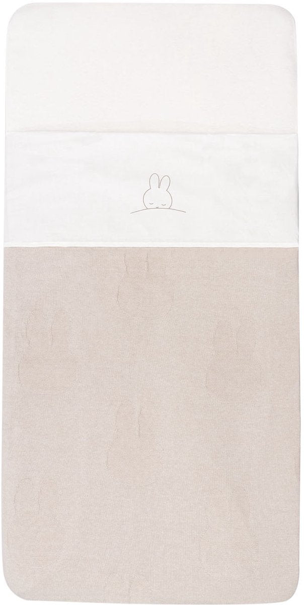 Jollein x nijntje laken ledikant 120x150cm sleepy miffy - funghi