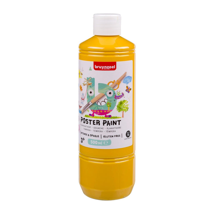 Bruynzeel • gouache poster paint 500ml zonnegeel